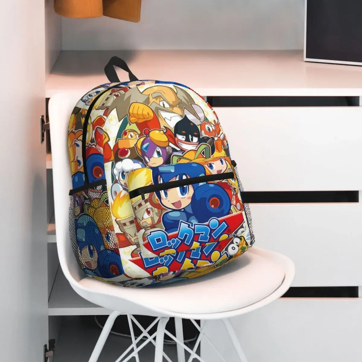 Megaman Video Game Mega Man Student Backpack School Bag Hiking Travel Daypack for Boys Girls Fashion Bookbag Shoulder Bags
Megaman Video Game Mega Man Student Backpack School Bag Hiking Travel Daypack for Boys Girls Fashion Bookbag Shoulder Bags
