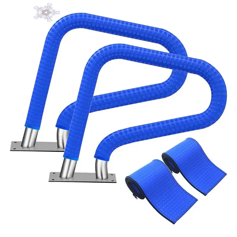 2 Pack Anti-Slip Pool Handrail Covers With Zippers, Swimming Pool Accessories Hand Rail Cover Grip
2 Pack Anti-Slip Pool Handrail Covers With Zippers, Swimming Pool Accessories Hand Rail Cover Grip