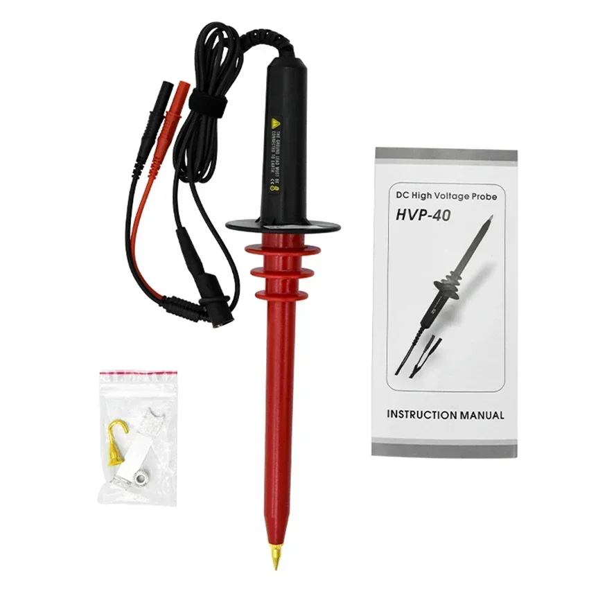 HPV-40 High Voltage 40KV Multimeter Probe 1000X Attenuation Bandwidth 10MHZ Probe 0-40KV 1000:1 for Testing
HPV-40 High Voltage 40KV Multimeter Probe 1000X Attenuation Bandwidth 10MHZ Probe 0-40KV 1000:1 for Testing