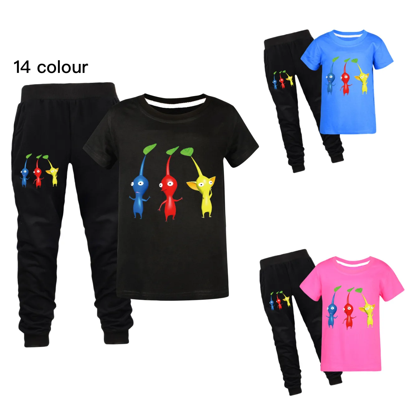 Pikmin 4 Costume Kids Short Sleeve Clothing Baby Girls Pure Cotton T-shirt Pants 2pcs Suit Boys Casaul Tracksuit Children's Sets
Pikmin 4 Costume Kids Short Sleeve Clothing Baby Girls Pure Cotton T-shirt Pants 2pcs Suit Boys Casaul Tracksuit Children's Sets