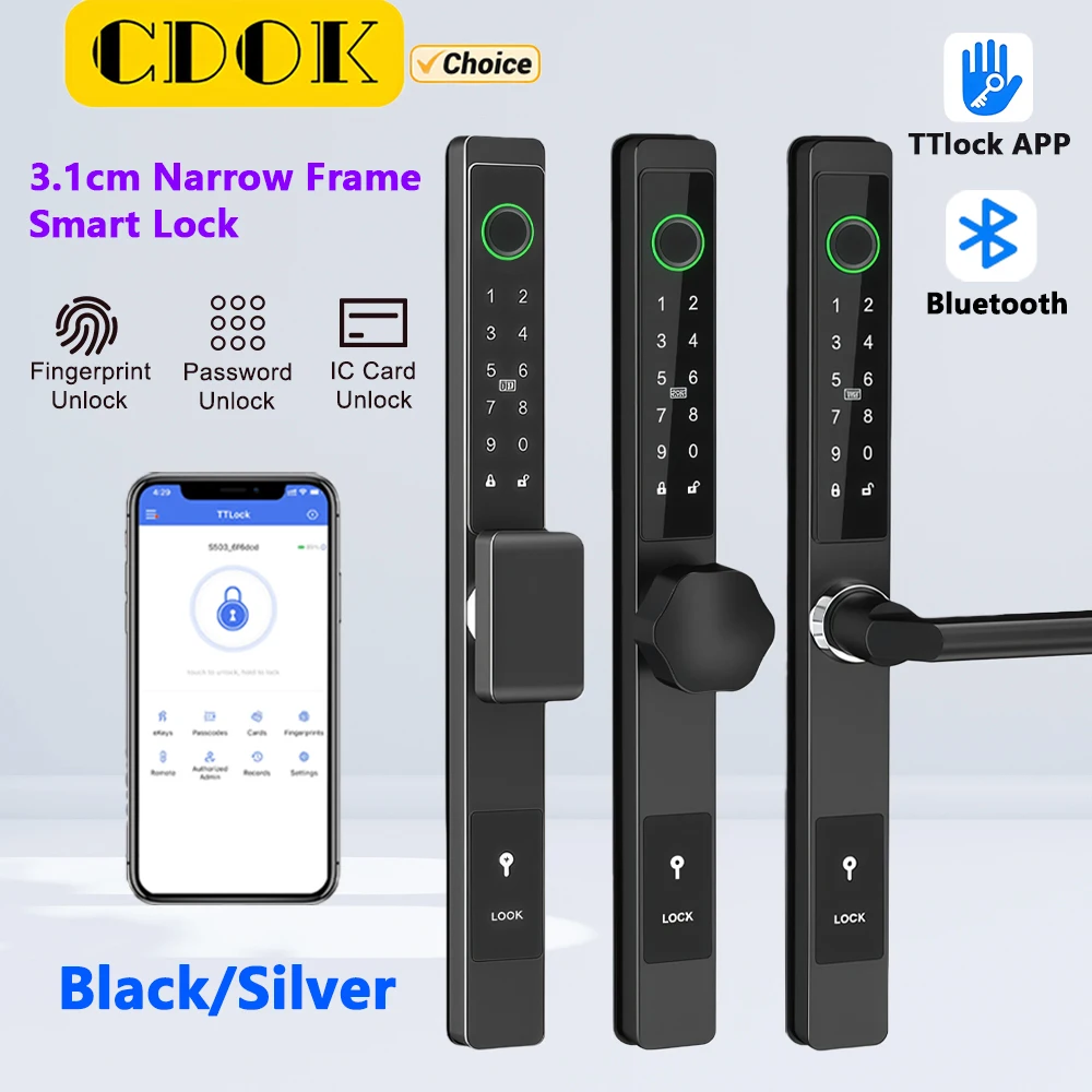 Умный замок CDOK TTlock, замок с отпечатком пальца, замок с паролем, IP65, водонепроницаемый для улицы и устойчивый к высоким температурам
Умный замок CDOK TTlock, замок с отпечатком пальца, замок с паролем, IP65, водонепроницаемый для улицы и устойчивый к высоким температурам