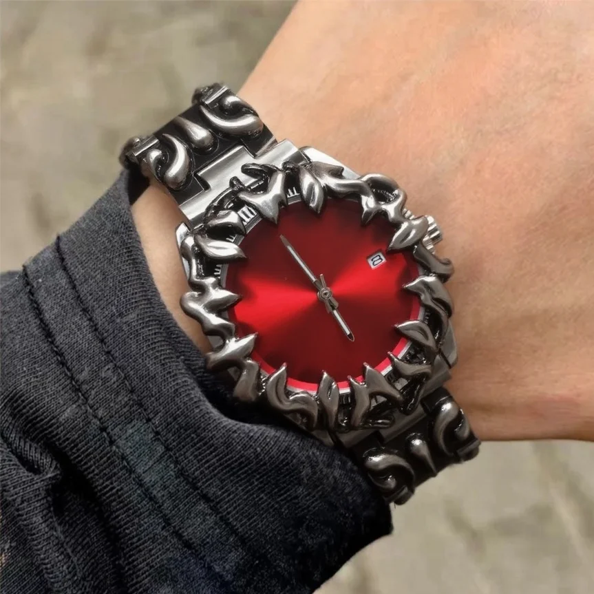 Red Alabaster Style Quartz Watch Men Hot Sell Original Unisex Hot Medieval Old Unique Creative Shape High Quality AAA Clock
Red Alabaster Style Quartz Watch Men Hot Sell Original Unisex Hot Medieval Old Unique Creative Shape High Quality AAA Clock