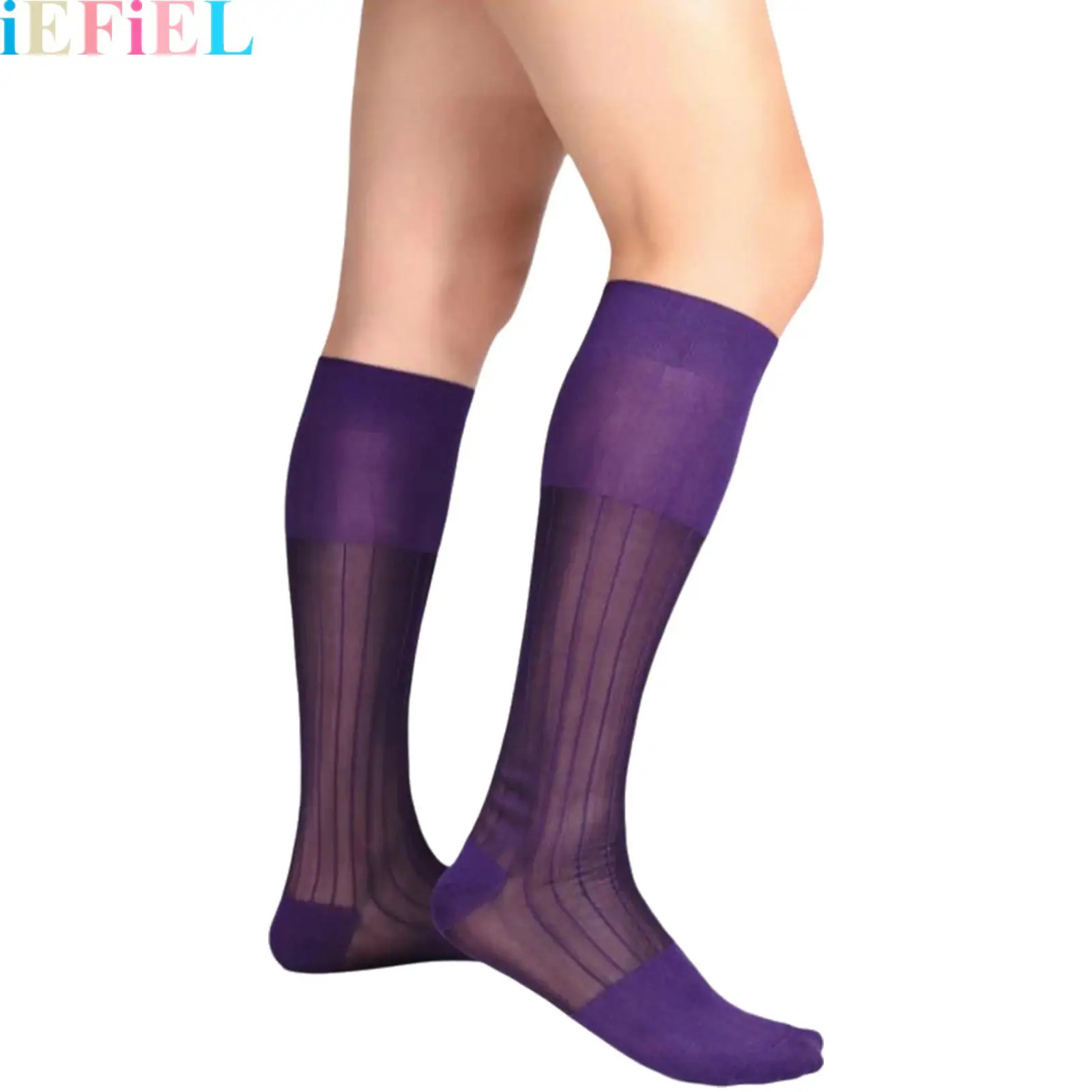 Mens Knee Length Nylon Breathable Stockings Striped Ultra Thin Socks Daily Life Formal Business Footwear
Mens Knee Length Nylon Breathable Stockings Striped Ultra Thin Socks Daily Life Formal Business Footwear
