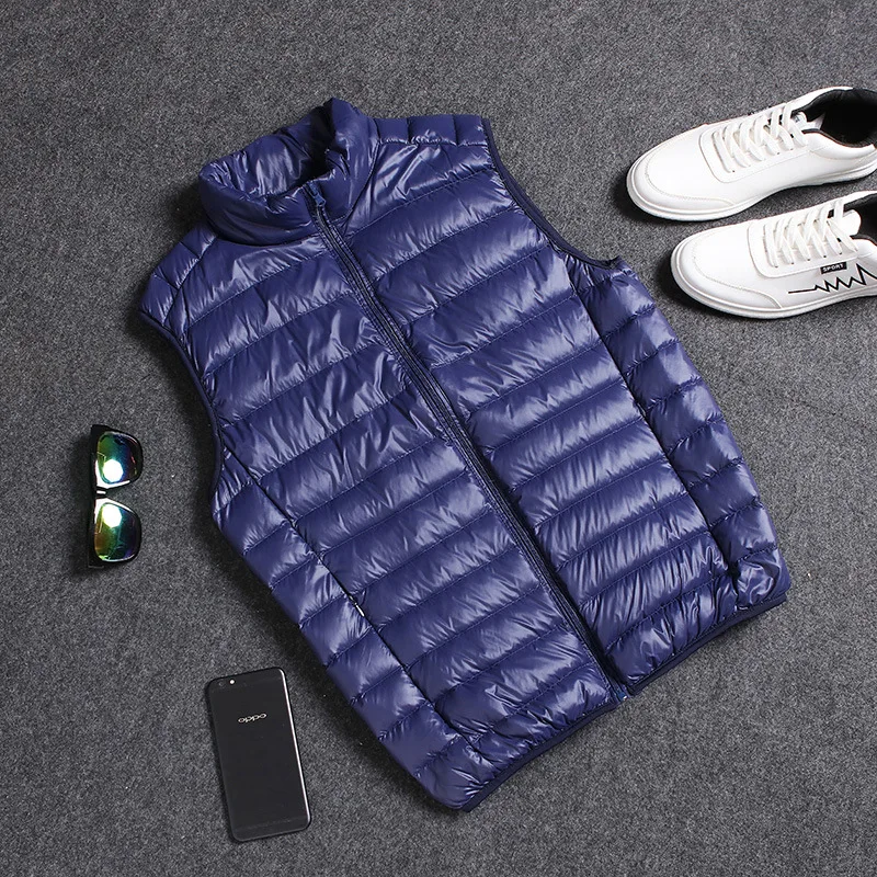 Autumn and Winter Men's Tank Light Loose Men's Standing Neck Windproof Padded Tank Vest Men's Warm Vest
Autumn and Winter Men's Tank Light Loose Men's Standing Neck Windproof Padded Tank Vest Men's Warm Vest