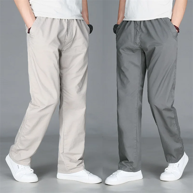 Spring Autumn Thin Pure Cotton Sports Casual Pants Loose Straight Leg Trousers Men's Workwear Multi ket Large Size
Spring Autumn Thin Pure Cotton Sports Casual Pants Loose Straight Leg Trousers Men's Workwear Multi ket Large Size
