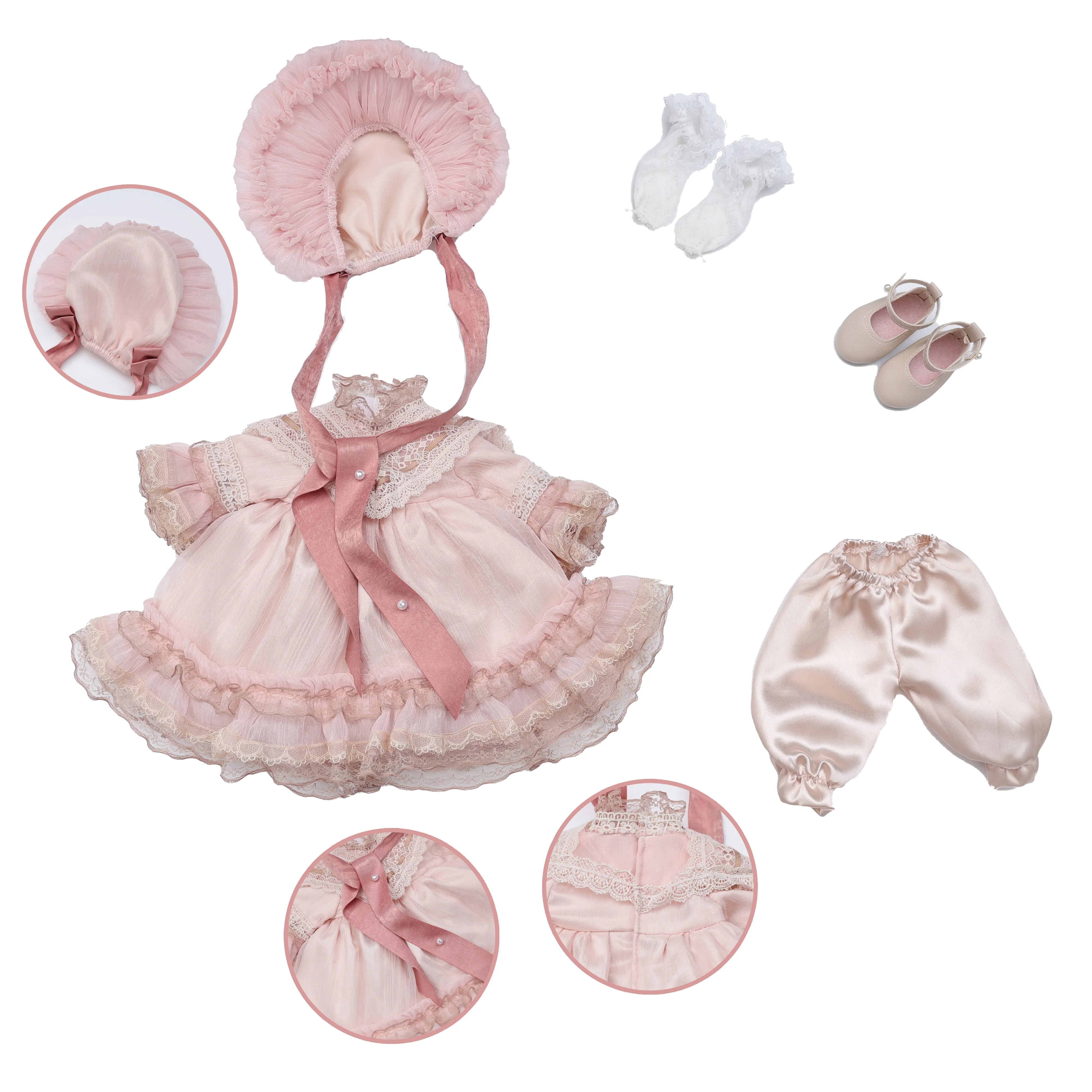 Cloveray Doll Clothes Set Handmade Original Design Suitable 16-Inch Dolls Rural Style Victorian Style Dressing up Accessories
Cloveray Doll Clothes Set Handmade Original Design Suitable 16-Inch Dolls Rural Style Victorian Style Dressing up Accessories