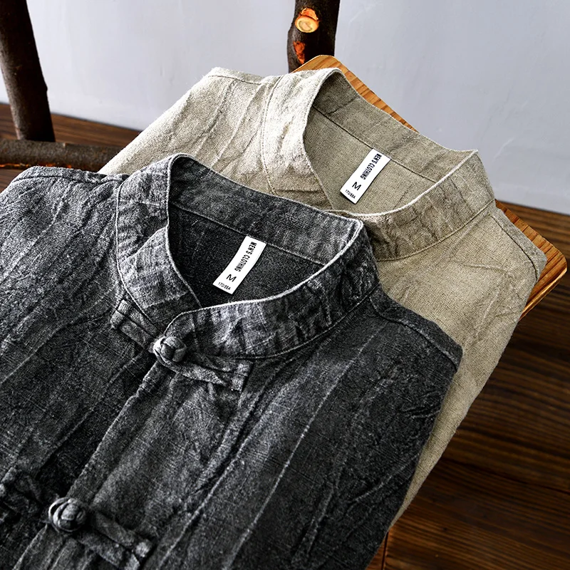 Дизайнерские новые повседневные морщинистые брендовые рубашки в стиле ретро с длинными рукавами для мужчин, льняная удобная верхняя одежда, сорочка Camisas De Hombre
Дизайнерские новые повседневные морщинистые брендовые рубашки в стиле ретро с длинными рукавами для мужчин, льняная удобная верхняя одежда, сорочка Camisas De Hombre