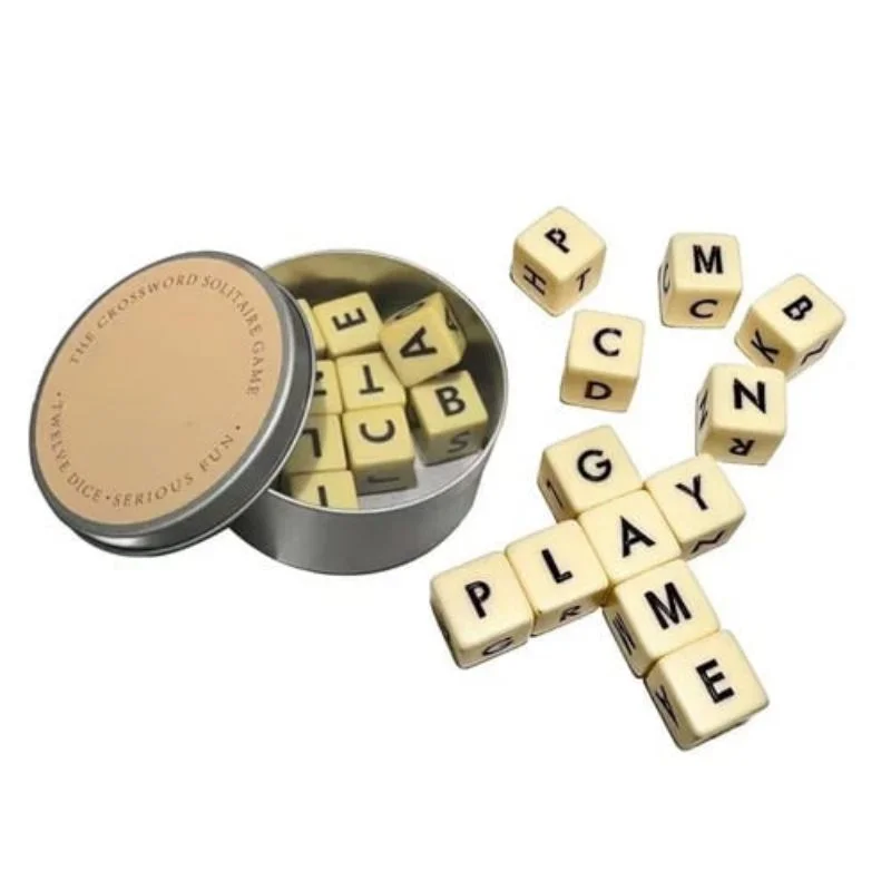 The Crossword Solitaire Game 12pc Alphabet Dice Scrabble Solitaire Thinking Exercise Dice Interactive Crossword Solitaire Game
The Crossword Solitaire Game 12pc Alphabet Dice Scrabble Solitaire Thinking Exercise Dice Interactive Crossword Solitaire Game