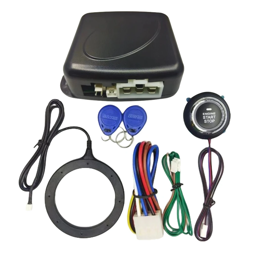 12V Keyless Entry Starter Kit Car Starter Switch Keyless Ignition Auto Engine Push Button Set Keyless Entry Anti-Theft System
12V Keyless Entry Starter Kit Car Starter Switch Keyless Ignition Auto Engine Push Button Set Keyless Entry Anti-Theft System