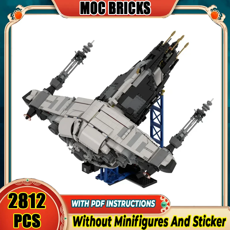 Spacecraft Model Moc Building Blocks Space Fighte Military Series Model Technology Brick DIY Assembly Construction Toy Gifts
Spacecraft Model Moc Building Blocks Space Fighte Military Series Model Technology Brick DIY Assembly Construction Toy Gifts