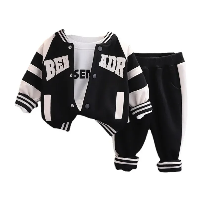 New Spring Autumn Baby Girl Clothes Kids Outfits Children Boys Jacket T-Shirt Pants 3Pcs/Sets Toddler Costume Infant Sportswear
New Spring Autumn Baby Girl Clothes Kids Outfits Children Boys Jacket T-Shirt Pants 3Pcs/Sets Toddler Costume Infant Sportswear