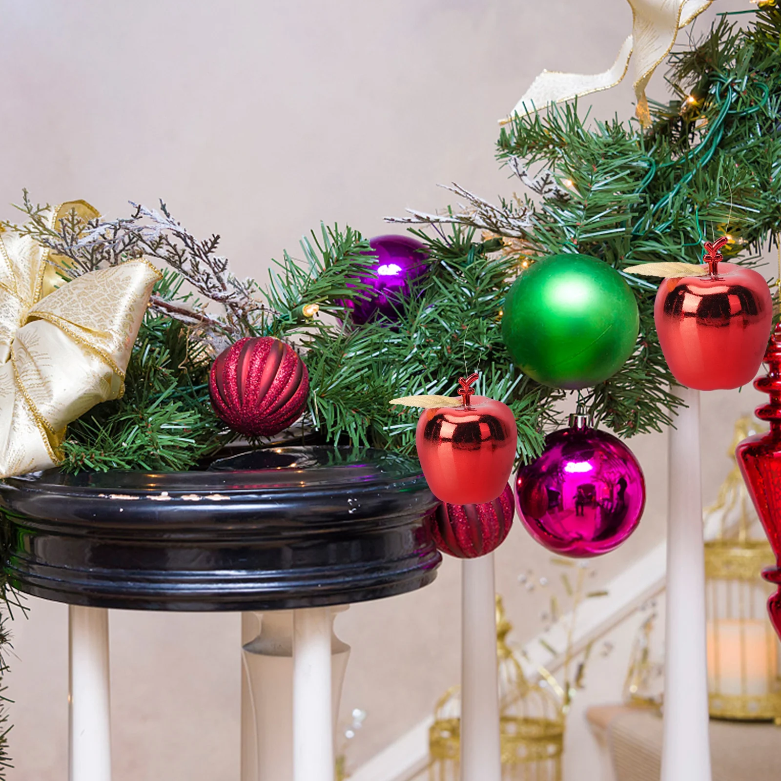 24Pcs Christmas Tree Apple Pendants Hanging Ornaments Electroplated Simulation Xmas Home Decoration Christmas Electroplating
24Pcs Christmas Tree Apple Pendants Hanging Ornaments Electroplated Simulation Xmas Home Decoration Christmas Electroplating