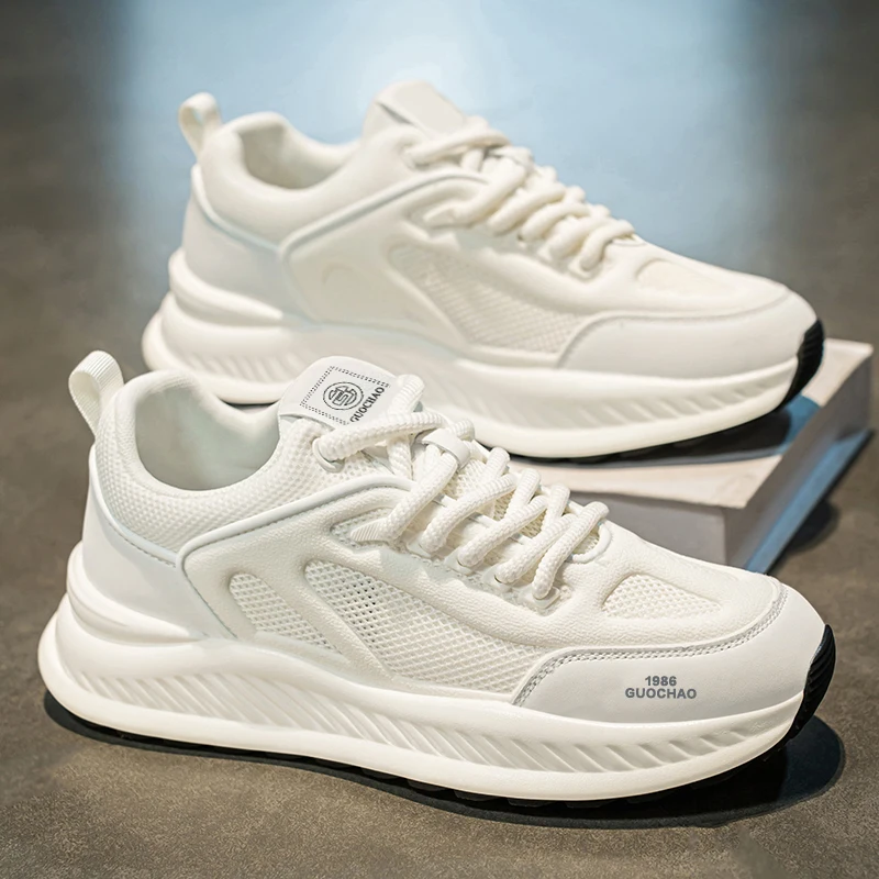 Men's Mesh Sports Shoes Summer Breathable Casual Anti-slip Deodorant White Agan Men's Shoes Outdoor Travel Running Board Shoes
Men's Mesh Sports Shoes Summer Breathable Casual Anti-slip Deodorant White Agan Men's Shoes Outdoor Travel Running Board Shoes