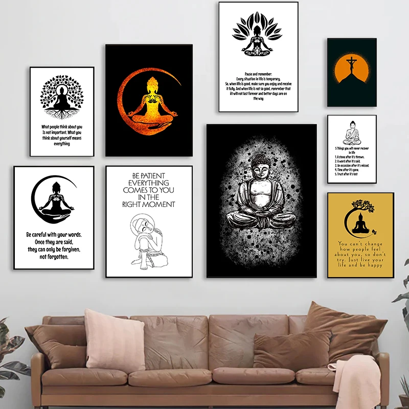 Abstract Religion Buddha Statue Zen Art Posters Canvas Painting Wall Prints Inspiring Picture Modern Home Yoga Decor Cuadros
Abstract Religion Buddha Statue Zen Art Posters Canvas Painting Wall Prints Inspiring Picture Modern Home Yoga Decor Cuadros