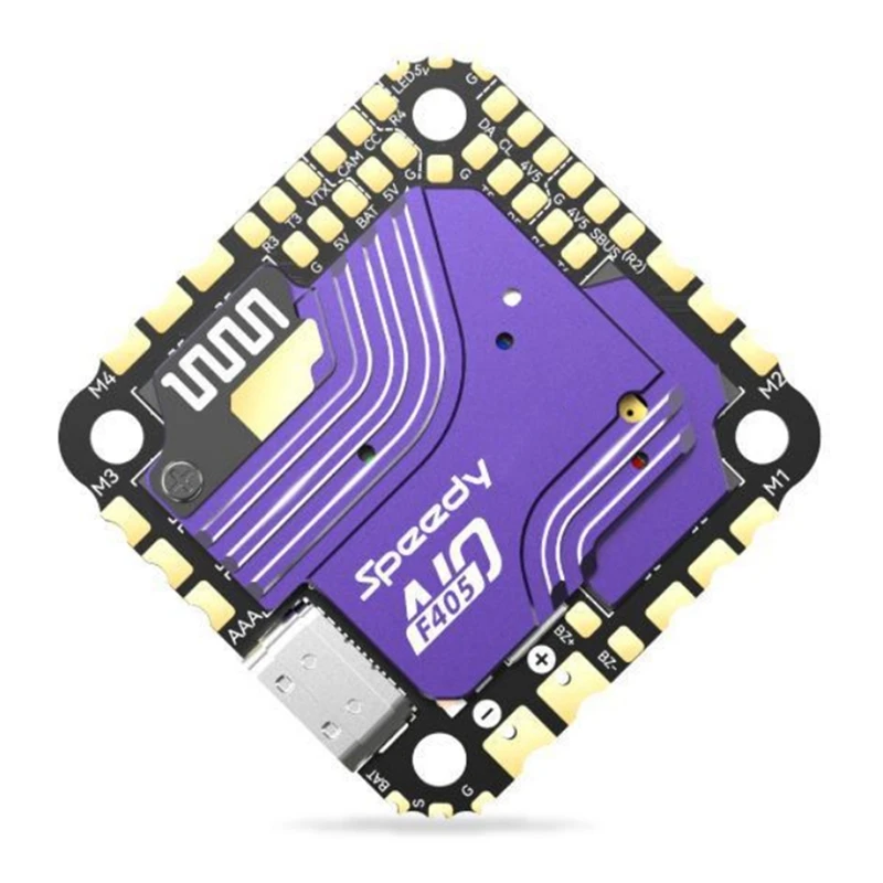 Для контроллера полета Speedybee F405 AIO 40A Blue-Jay 3-6S встроенный контроллер полета для дронов FPV Freestyle
Для контроллера полета Speedybee F405 AIO 40A Blue-Jay 3-6S встроенный контроллер полета для дронов FPV Freestyle
