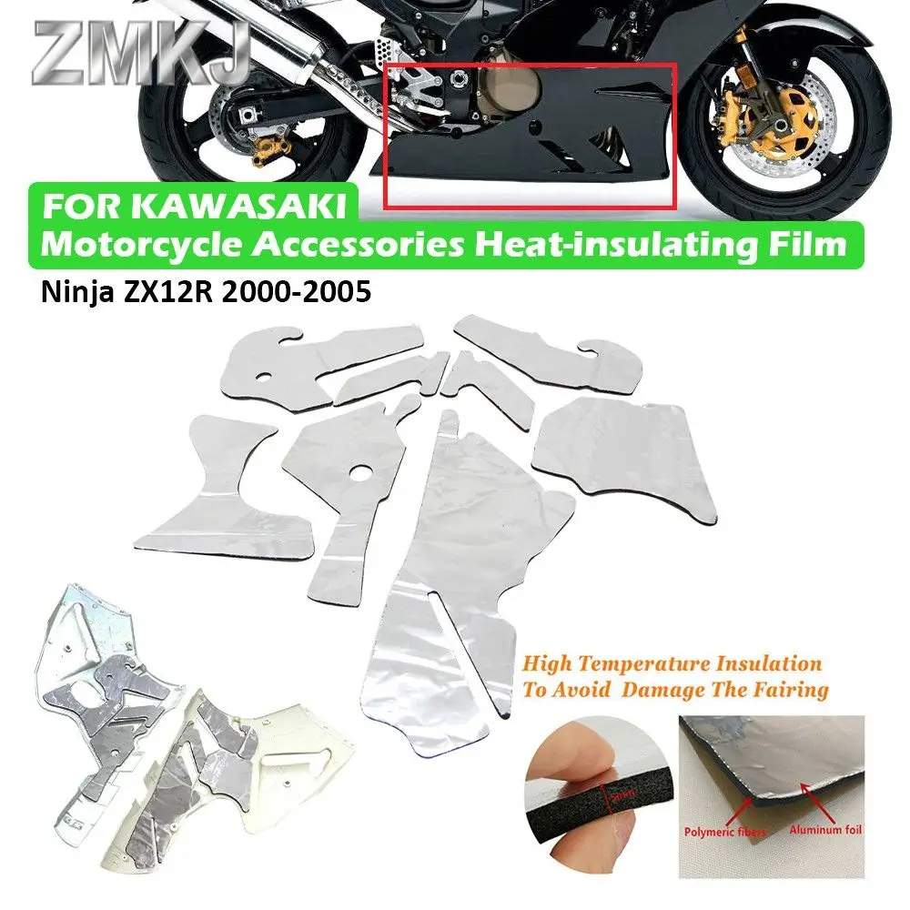 For Kawasaki NINJA ZX12R ZX-12R 2000-2005 2004 Heat Shield Fairing Melting Protection Pre-Cut Insulation Sponge Motorcycle Parts
For Kawasaki NINJA ZX12R ZX-12R 2000-2005 2004 Heat Shield Fairing Melting Protection Pre-Cut Insulation Sponge Motorcycle Parts