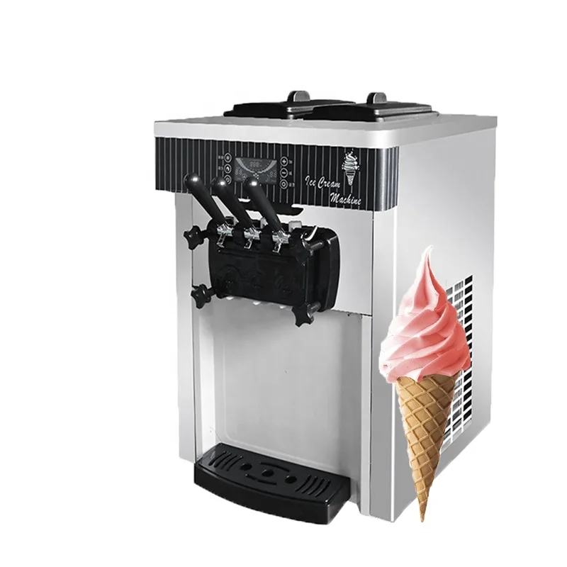 Countertop Mini Ice Cream Machine Commercial Soft Serve Maker for Restaurant and Coffee Shop
Countertop Mini Ice Cream Machine Commercial Soft Serve Maker for Restaurant and Coffee Shop