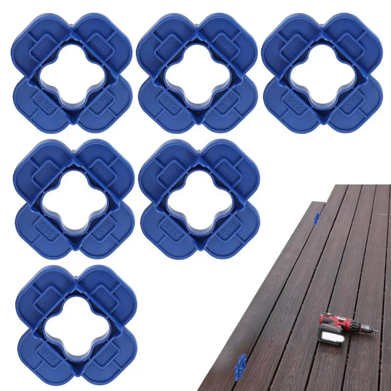 Deck Spacers 6-Pieces Multi-Size Decking Board Spacing Tools Precision Control Board Alignment Gear For Basement Park Garage
Deck Spacers 6-Pieces Multi-Size Decking Board Spacing Tools Precision Control Board Alignment Gear For Basement Park Garage