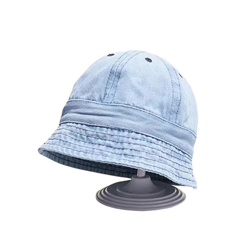 Toddler Denim Bucket Hat Fashion Headdress Windproof Protective Summer Bonnet Hat Skin Friendly Baby Beach Visor-Hat
Toddler Denim Bucket Hat Fashion Headdress Windproof Protective Summer Bonnet Hat Skin Friendly Baby Beach Visor-Hat