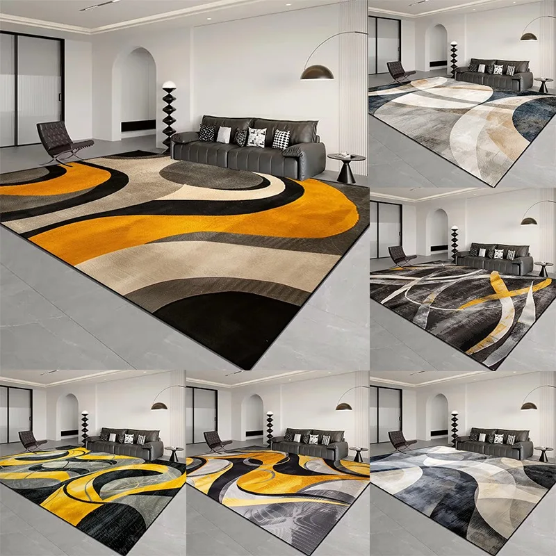 Nordic Light Luxury Stripes Carpet for Living Room Decor Soft Rugs for Bedroom Large Area Orange Brown Floor Mat
Nordic Light Luxury Stripes Carpet for Living Room Decor Soft Rugs for Bedroom Large Area Orange Brown Floor Mat