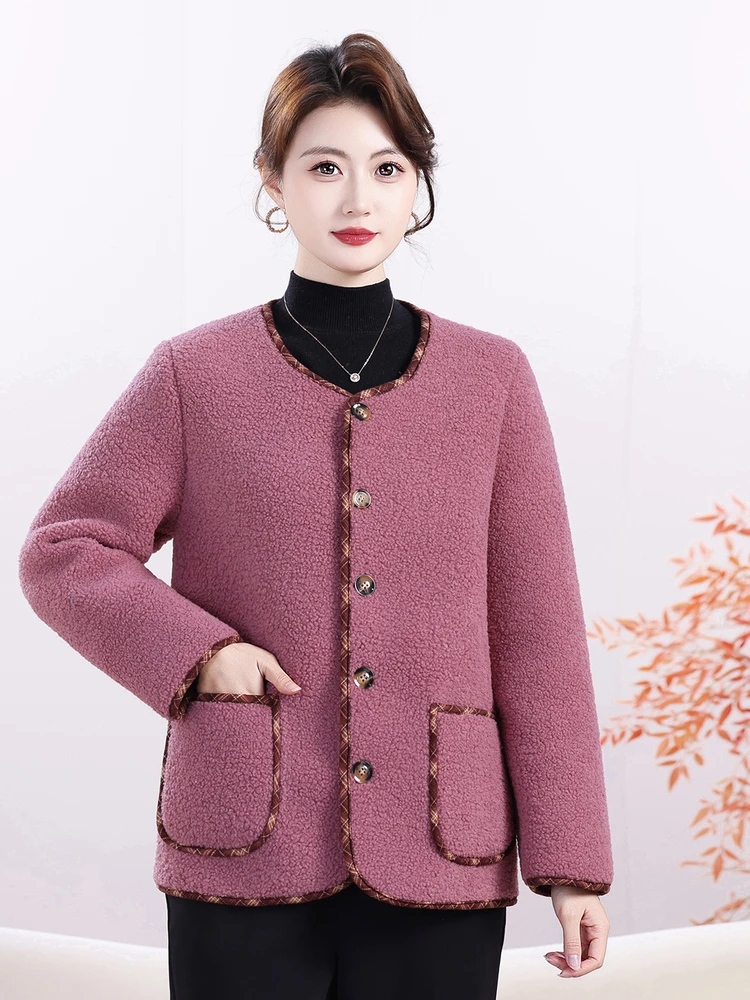 Повседневная утепленная короткая куртка из овечьего флиса с теплой подкладкой из хлопкового флиса для мам, осенне-зимняя, для отдыха
Повседневная утепленная короткая куртка из овечьего флиса с теплой подкладкой из хлопкового флиса для мам, осенне-зимняя, для отдыха