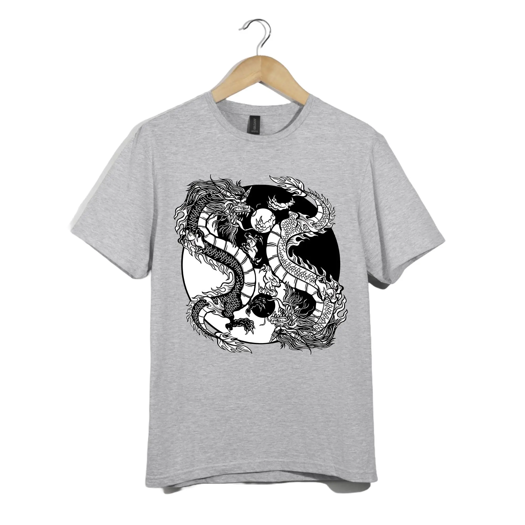 Summer Men's Wear Asian Mysterious Creatures Yin-Yang Dragon Art Style Unisex Design Print T-shirt Comfortable Street Hip Hop
Summer Men's Wear Asian Mysterious Creatures Yin-Yang Dragon Art Style Unisex Design Print T-shirt Comfortable Street Hip Hop