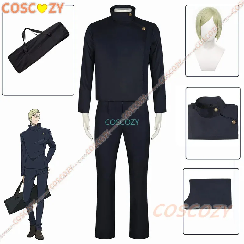 Anime Jujutsu Kaisen Nanami Kento Cosplay Costume Wig Bag Blue School Uniform Full Set Adult Man Carnival Halloween Uniform
Anime Jujutsu Kaisen Nanami Kento Cosplay Costume Wig Bag Blue School Uniform Full Set Adult Man Carnival Halloween Uniform