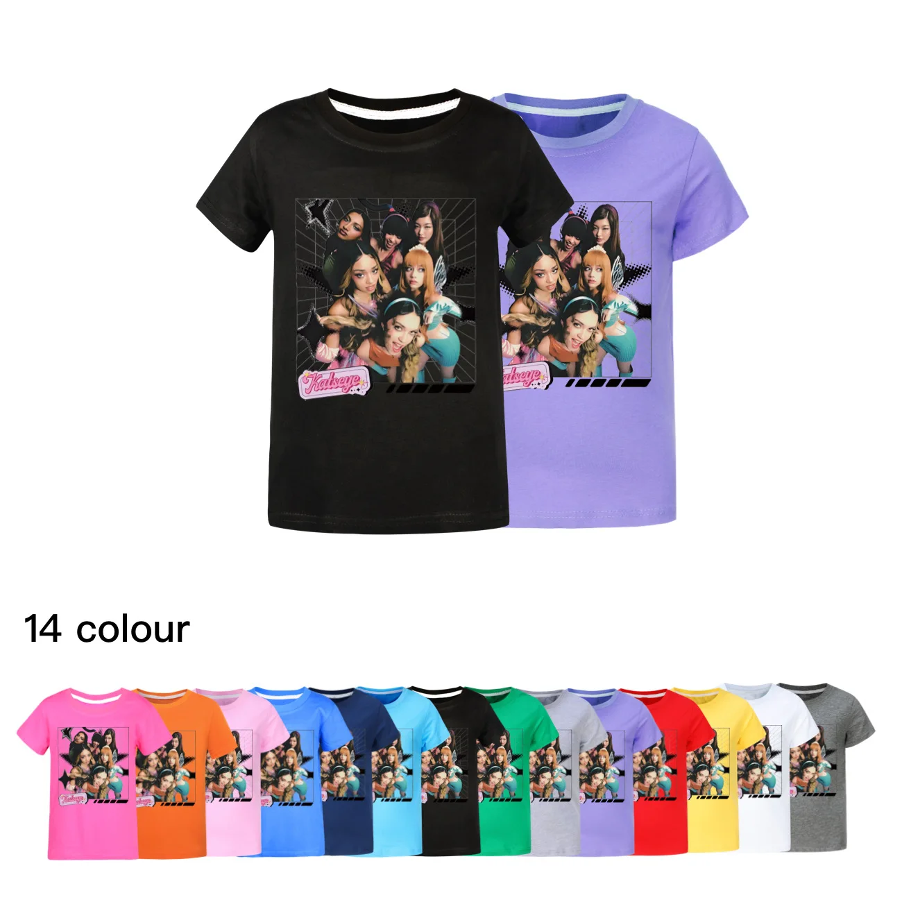 Hot Katseye KPOP Print T Shirt Kids Clothes Baby Girls 100%Cotton Short Sleeve Tops Junior Boys Summer T-shirt Children Clothing
Hot Katseye KPOP Print T Shirt Kids Clothes Baby Girls 100%Cotton Short Sleeve Tops Junior Boys Summer T-shirt Children Clothing