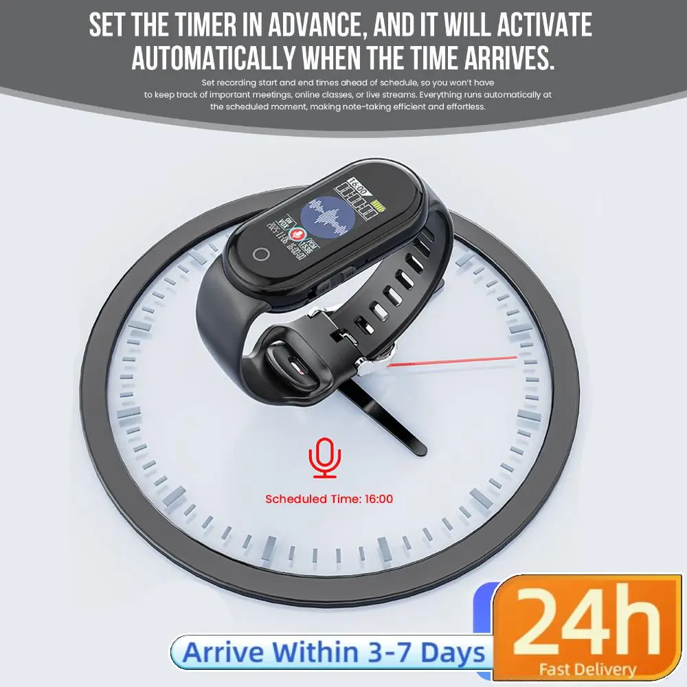 3In1 HD Audio Record Device TYPE-C Charging Digital Voice Recording Tool Small Audio Dictaphone Watch Information Storage Device
3In1 HD Audio Record Device TYPE-C Charging Digital Voice Recording Tool Small Audio Dictaphone Watch Information Storage Device