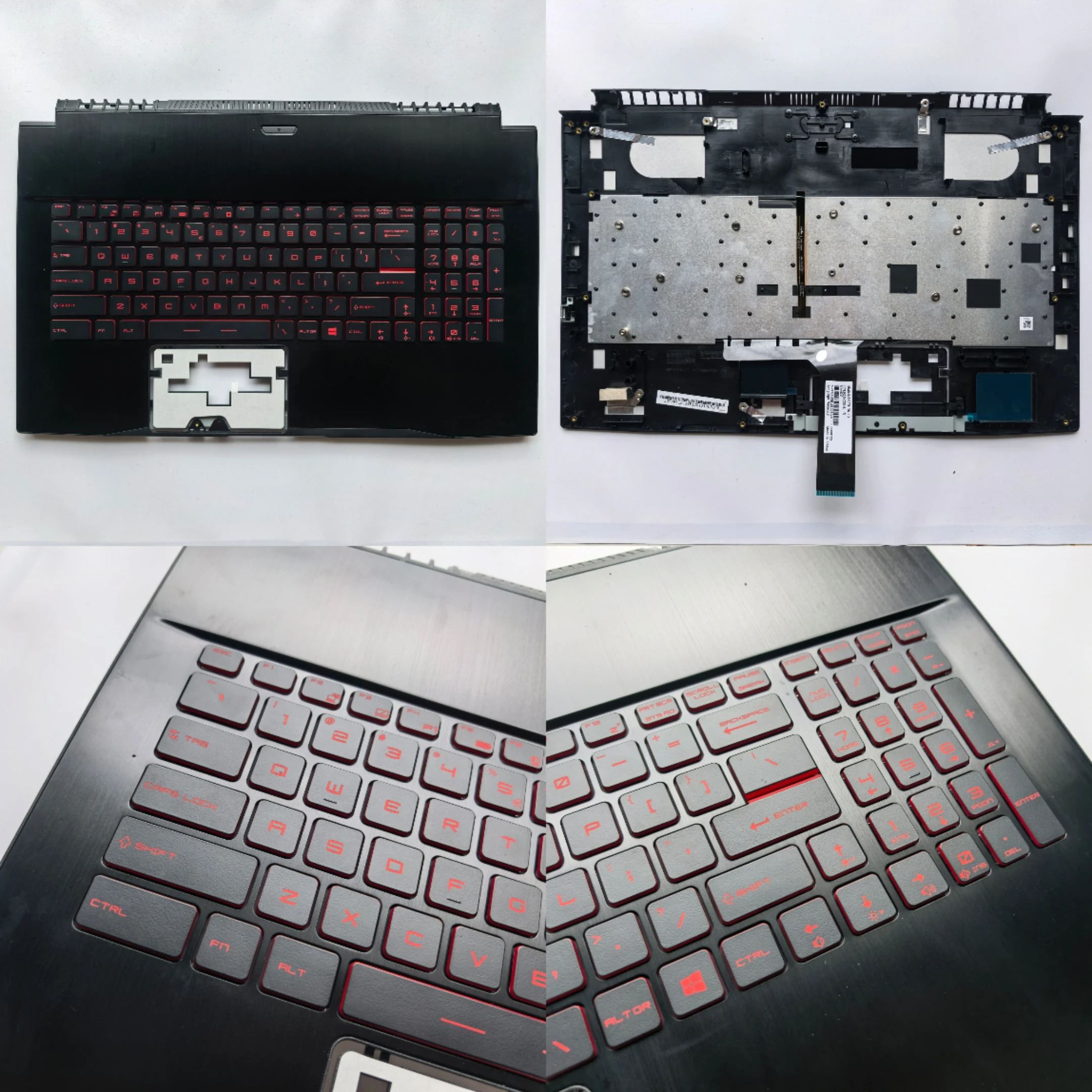 US Red backlit new laptop keyboard palmrest for MSI GF75 MS-17F1 17F2 17F3 17F4 17F5 WF75
US Red backlit new laptop keyboard palmrest for MSI GF75 MS-17F1 17F2 17F3 17F4 17F5 WF75