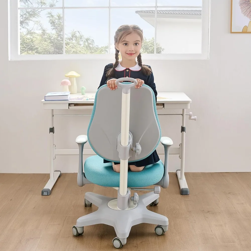 Ergonomic Kids Desk Chair, Adjustable Height and Seat Depth Children Study Chair with Lumbar Support, Flip-up Armrests for Boys
Ergonomic Kids Desk Chair, Adjustable Height and Seat Depth Children Study Chair with Lumbar Support, Flip-up Armrests for Boys