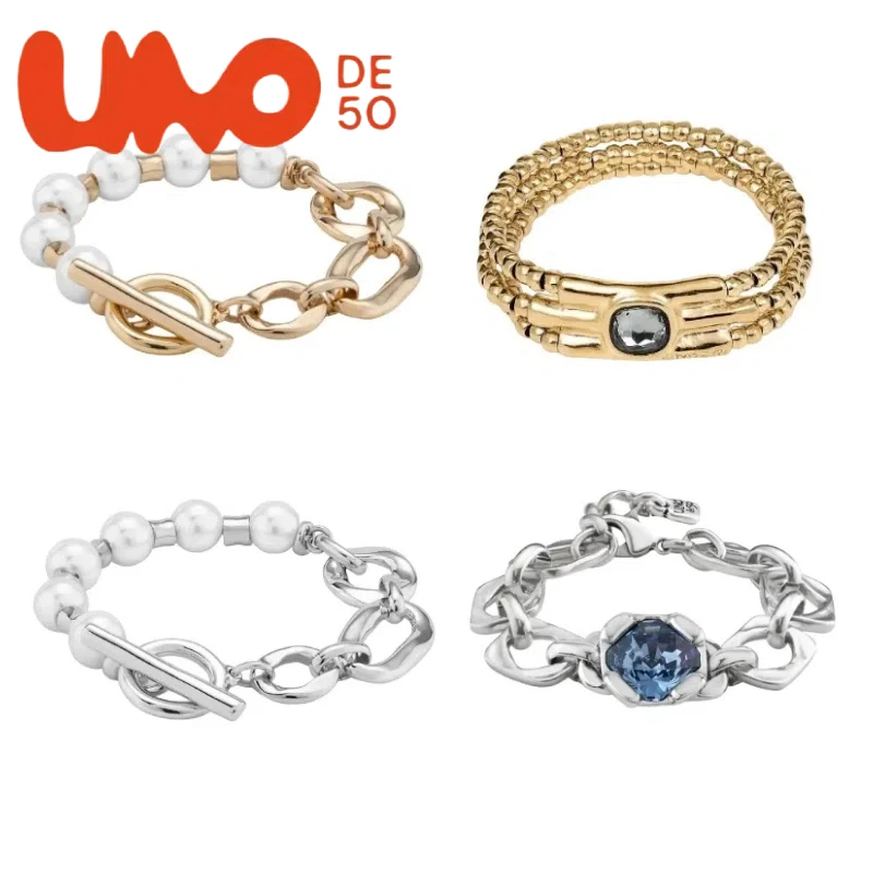 UNOde50 Stylish Silver & 18K Gold-Plated Bracelet – Trendy High-End Design, Boost Your Sophistication, Affordable Charm
UNOde50 Stylish Silver & 18K Gold-Plated Bracelet – Trendy High-End Design, Boost Your Sophistication, Affordable Charm