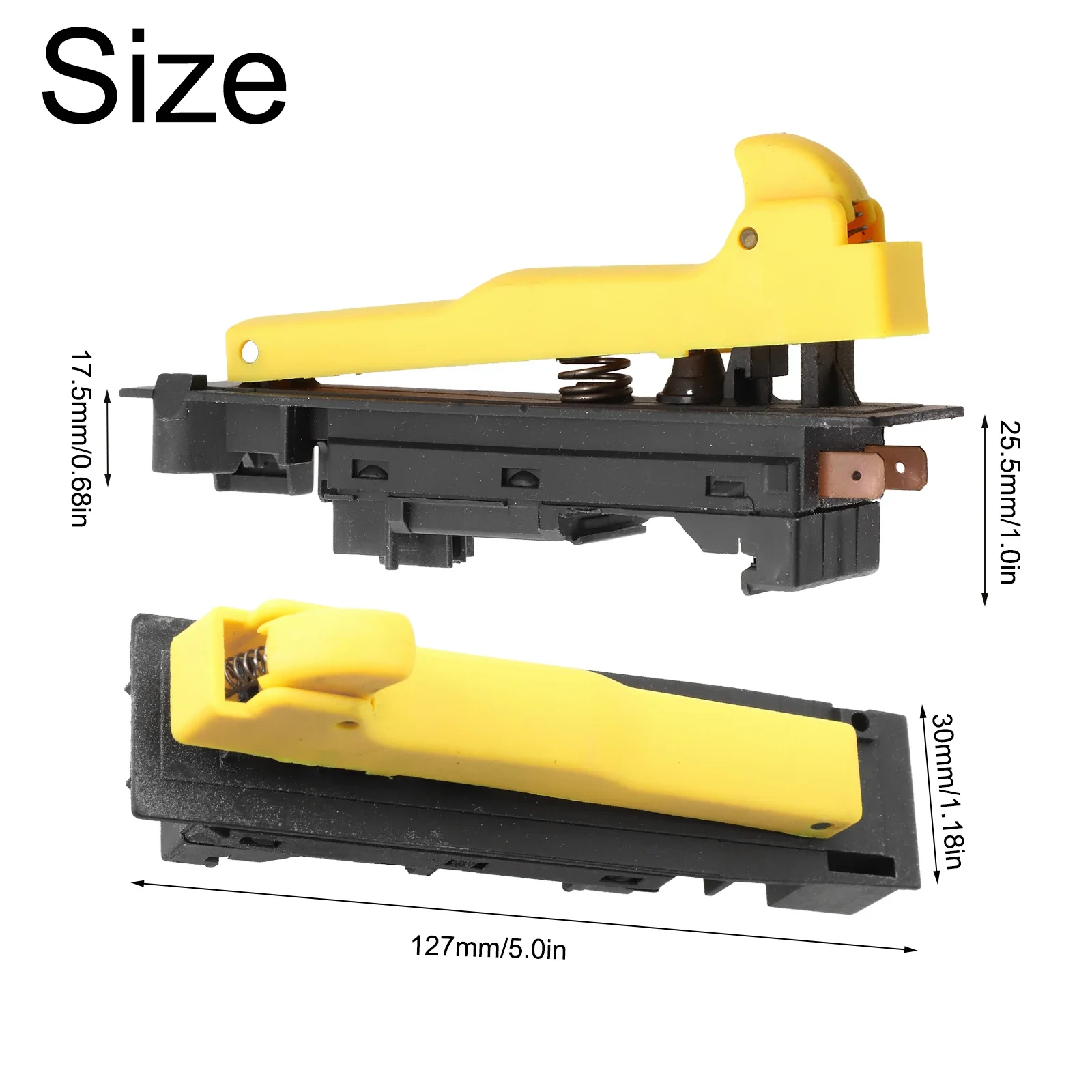 Power Tool Accessories Switch Angle Grinder 180/230 Switch Power Tools Parts Switch Replacement Tool Parts Trigger Switch
Power Tool Accessories Switch Angle Grinder 180/230 Switch Power Tools Parts Switch Replacement Tool Parts Trigger Switch
