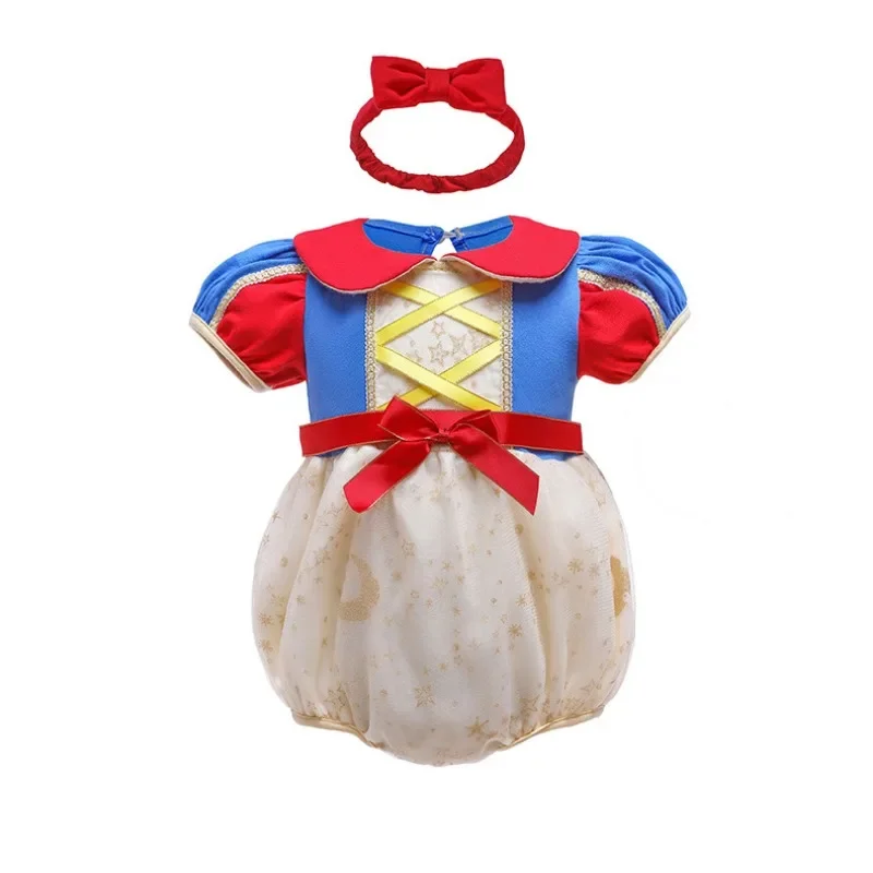 2025 New Summer Baby Girls Bodysuit Cartoon Princess Peter Pan Collar Baby Jumpsuit Crawling Clothes H952
2025 New Summer Baby Girls Bodysuit Cartoon Princess Peter Pan Collar Baby Jumpsuit Crawling Clothes H952