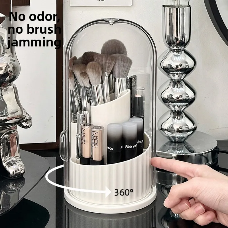 Large Capacity Rotating Makeup Brush Storage Cylinder Dustproof Cover Lipstick Foundation Brush Tool Box High-End Sensation
Large Capacity Rotating Makeup Brush Storage Cylinder Dustproof Cover Lipstick Foundation Brush Tool Box High-End Sensation