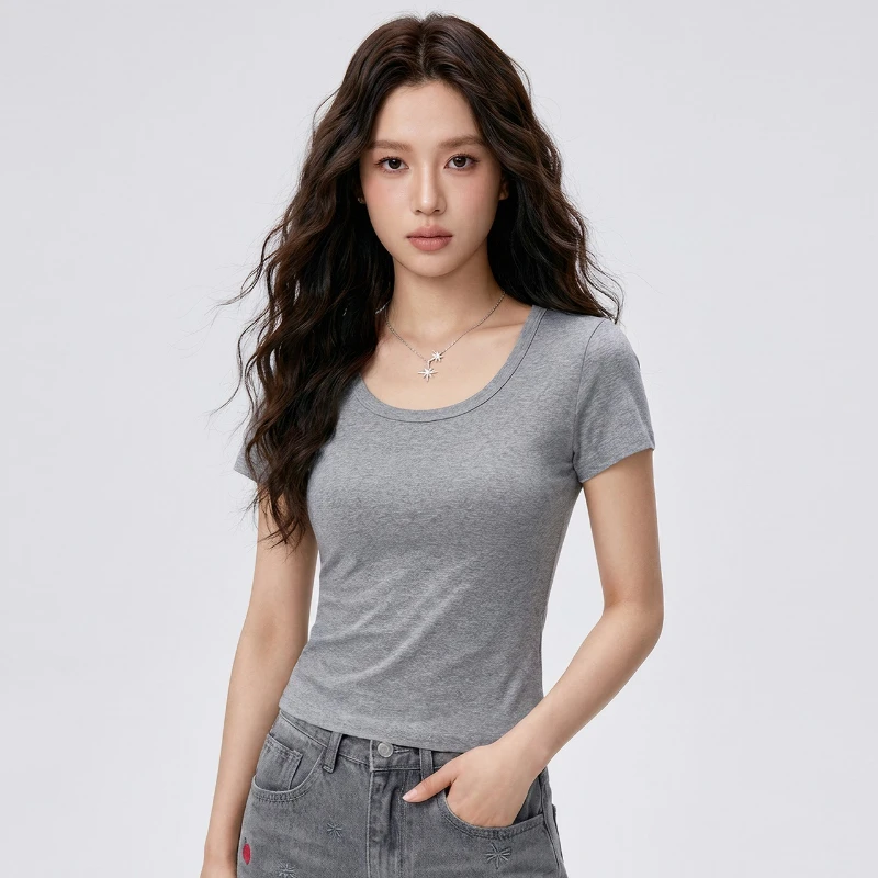 Women Slim Fit Crew Neck T-Shirt Pure Cotton Short Sleeve New Summer Soft Breathable Casual Basic Daily Fashion Ladies Tops
Women Slim Fit Crew Neck T-Shirt Pure Cotton Short Sleeve New Summer Soft Breathable Casual Basic Daily Fashion Ladies Tops