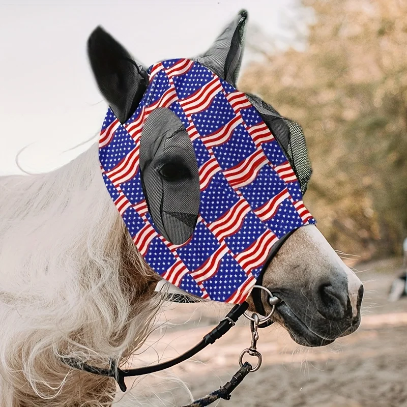 New Four Seasons universal insect and ant proof breathable and comfortable horse mask with ears
New Four Seasons universal insect and ant proof breathable and comfortable horse mask with ears