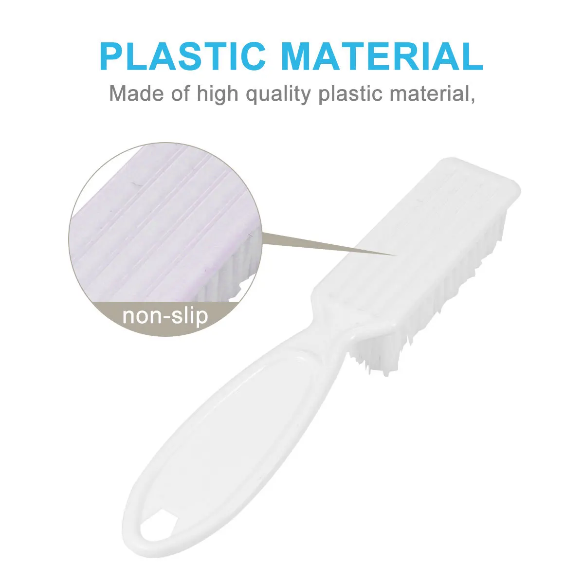 6pcs Art Brushes Plastic Nail Cleaning Brush Portable Manicure Pedicure Tool Strong Nail Dust Cleaner For Home Salon (White)
6pcs Art Brushes Plastic Nail Cleaning Brush Portable Manicure Pedicure Tool Strong Nail Dust Cleaner For Home Salon (White)