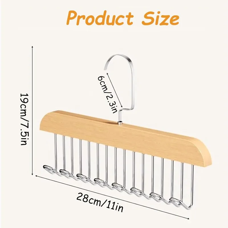 A 4-piece set of anti slip multi hook hangers with 8 hooks, a 360 degree space saving hanger
A 4-piece set of anti slip multi hook hangers with 8 hooks, a 360 degree space saving hanger