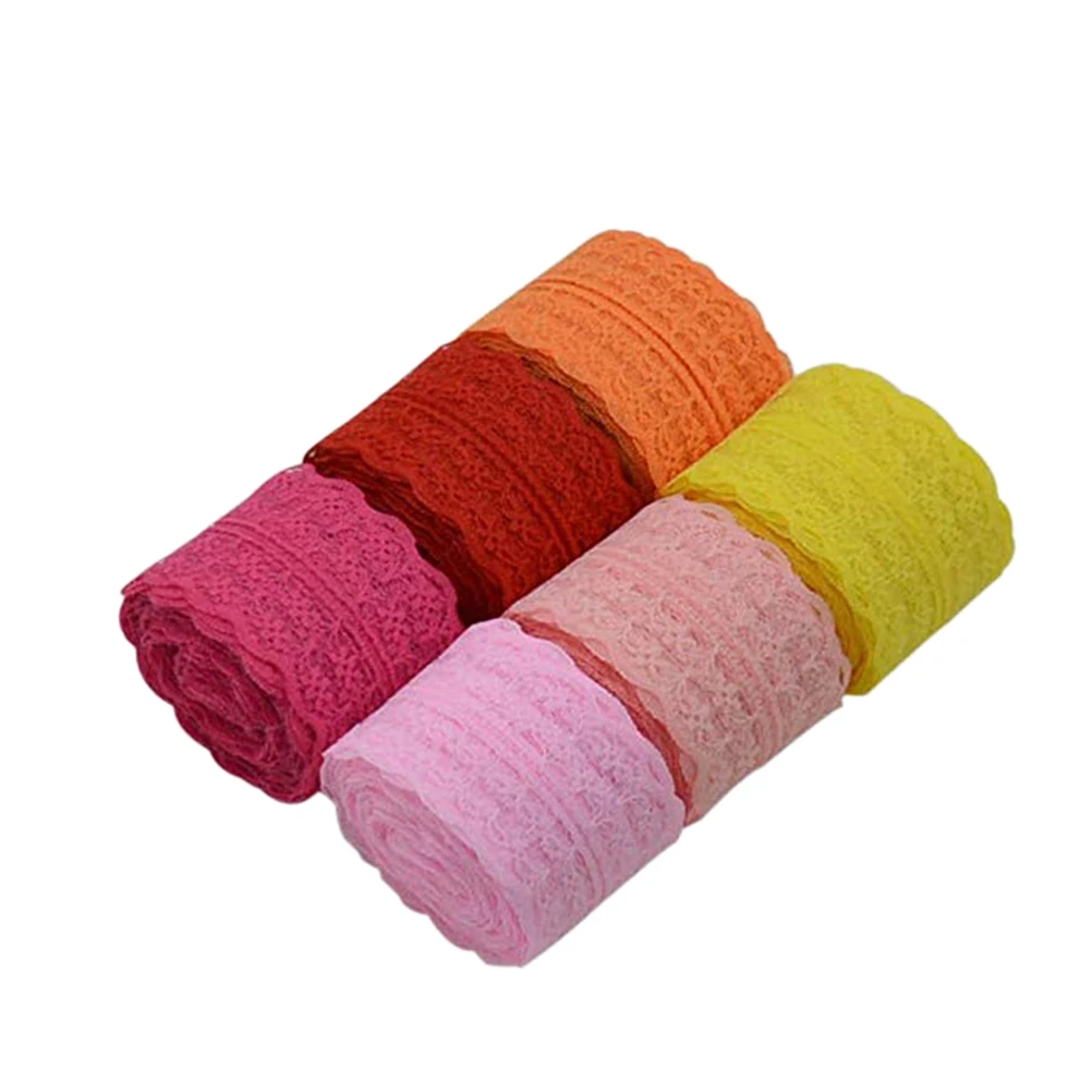 6 Rolls/Pack Lace Trim Ribbon Fabric Clothing Accessories Underwear Floral Pattern
6 Rolls/Pack Lace Trim Ribbon Fabric Clothing Accessories Underwear Floral Pattern