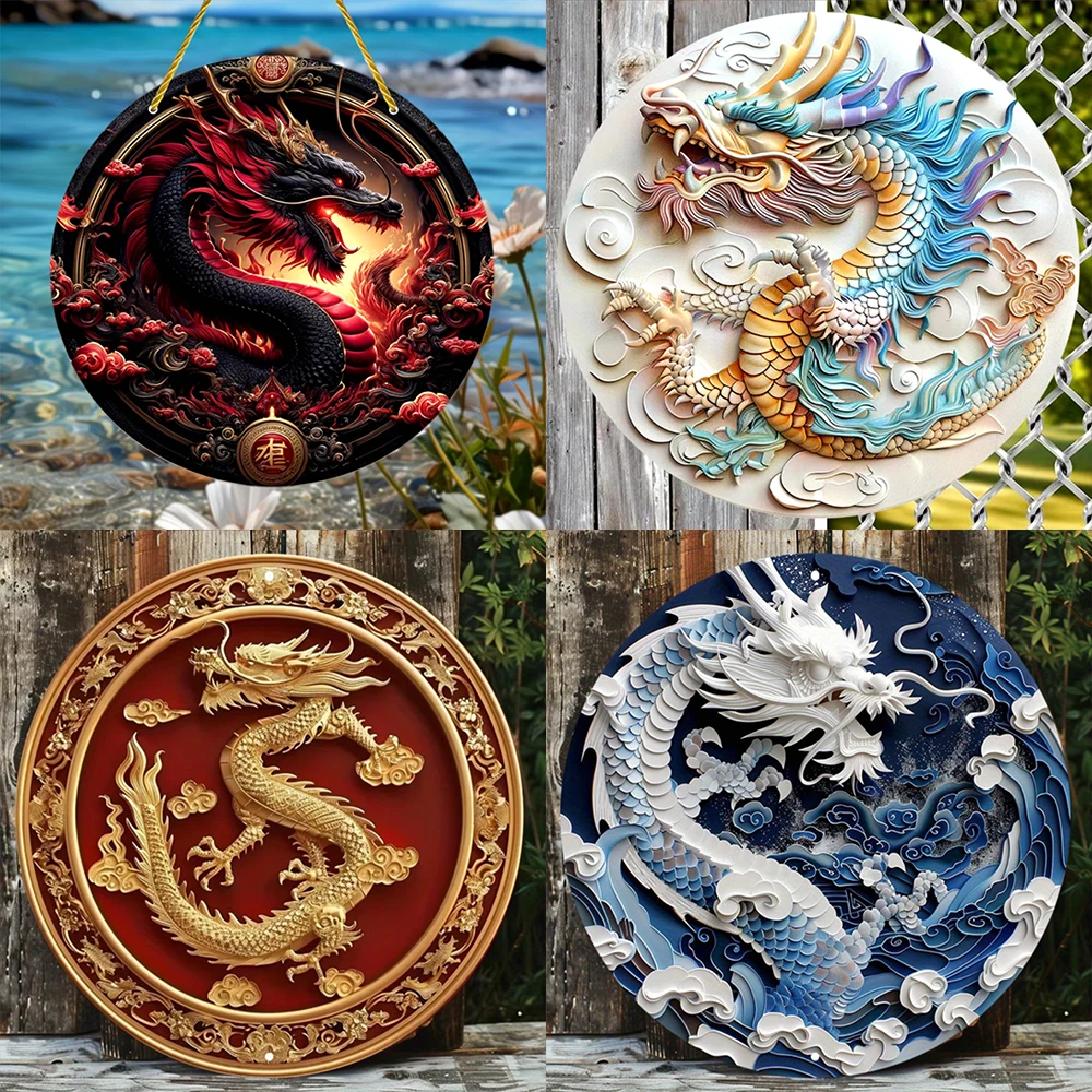 1pc Dragon Sign Wooden 20x20cm/30x30cm Round shape Wall Hanging Decoration Gift for Mom,Family,Outdoor,Garden,Party Decor
1pc Dragon Sign Wooden 20x20cm/30x30cm Round shape Wall Hanging Decoration Gift for Mom,Family,Outdoor,Garden,Party Decor