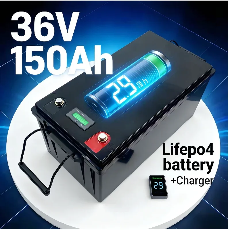 Аккумулятор LiFePO4 36 В | 100Ач-150А, 100А-150А | Глубокий цикл с Bluetooth BMS | Для троллинг-лодок и гольф-каров
Аккумулятор LiFePO4 36 В | 100Ач-150А, 100А-150А | Глубокий цикл с Bluetooth BMS | Для троллинг-лодок и гольф-каров