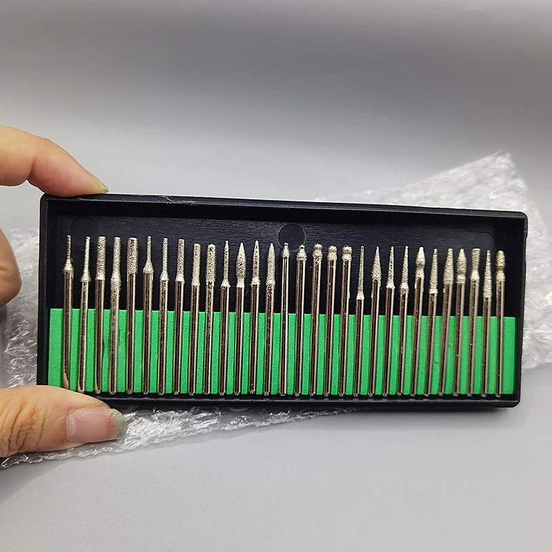 30Pcs/Box Diamond Nail Drill Bit Rotery Electric Milling Cutters For Pedicure Manicure Files Cuticle Burr Nail Tools Accessories
30Pcs/Box Diamond Nail Drill Bit Rotery Electric Milling Cutters For Pedicure Manicure Files Cuticle Burr Nail Tools Accessories