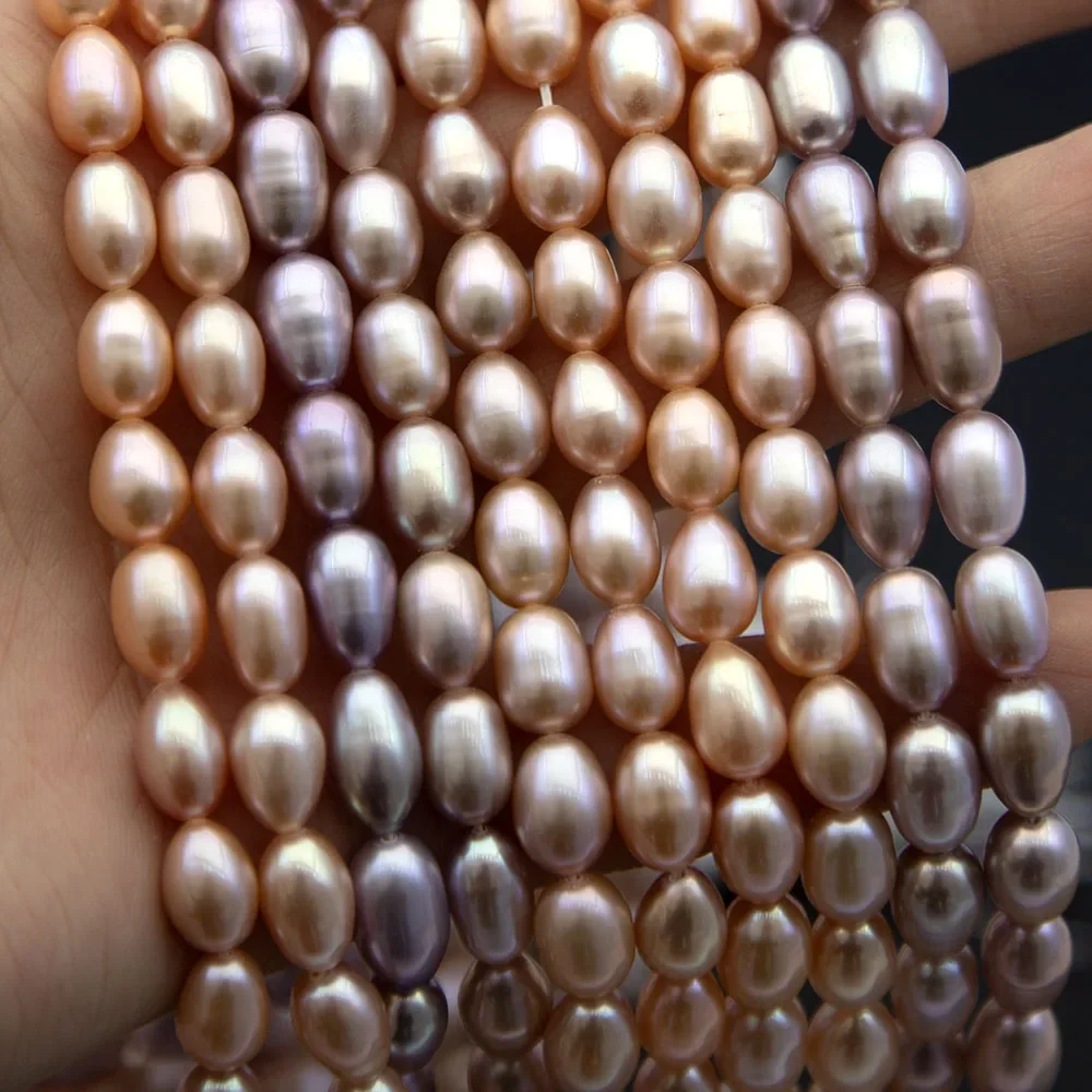 AAA Grade Rice-shaped Natural Freshwater Pearl Loose Beads Hole 0.8mm for Jewelry Making Supplies Necklace Bracelet Accessories
AAA Grade Rice-shaped Natural Freshwater Pearl Loose Beads Hole 0.8mm for Jewelry Making Supplies Necklace Bracelet Accessories