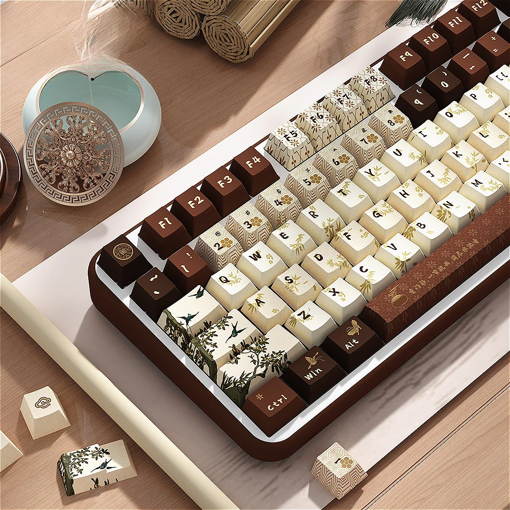 Dark Aroma Theme Keycaps Cherry Height Cute Girls Keycaps for HI75 61 84 96 98 99 104 F87 and Other Wireless Keyboards
Dark Aroma Theme Keycaps Cherry Height Cute Girls Keycaps for HI75 61 84 96 98 99 104 F87 and Other Wireless Keyboards