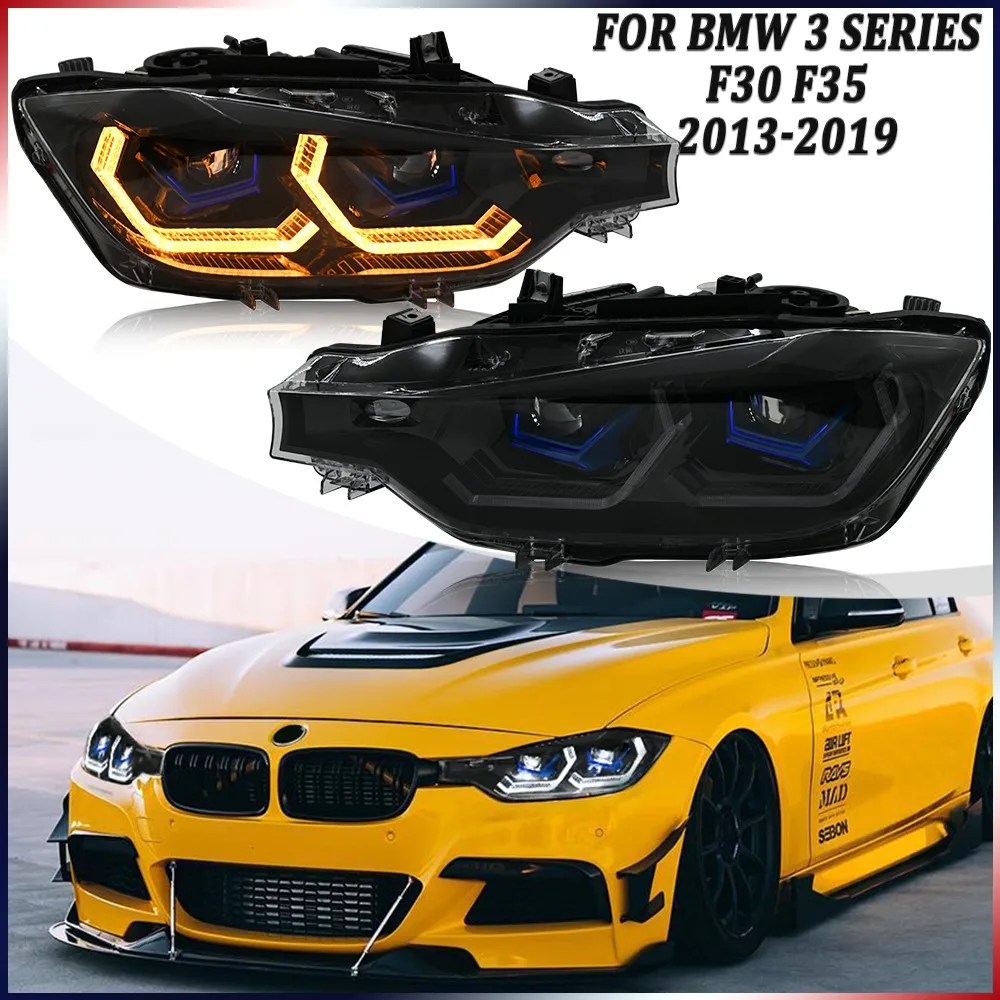 1 комплект светодиодных фар для BMW 3 серии F30 F35 2013-2019, передние фары в сборе, аксессуары для фар DRL 
1 комплект светодиодных фар для BMW 3 серии F30 F35 2013-2019, передние фары в сборе, аксессуары для фар DRL