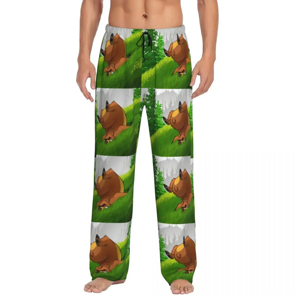 Custom Print Men's Barneies Bear Pajama Pants Cartoons Sleepwear Sleep Lounge Bottoms with Pockets
Custom Print Men's Barneies Bear Pajama Pants Cartoons Sleepwear Sleep Lounge Bottoms with Pockets