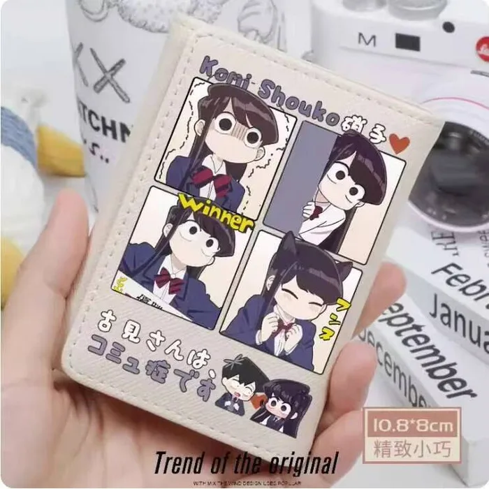 Аниме Komi-San Wa, Komyushou Desu, модный кошелек из искусственной кожи, кошелек для карт, монета, сумка для денег, подарок для косплея B117, аниме 
Аниме Komi-San Wa, Komyushou Desu, модный кошелек из искусственной кожи, кошелек для карт, монета, сумка для денег, подарок для косплея B117, аниме