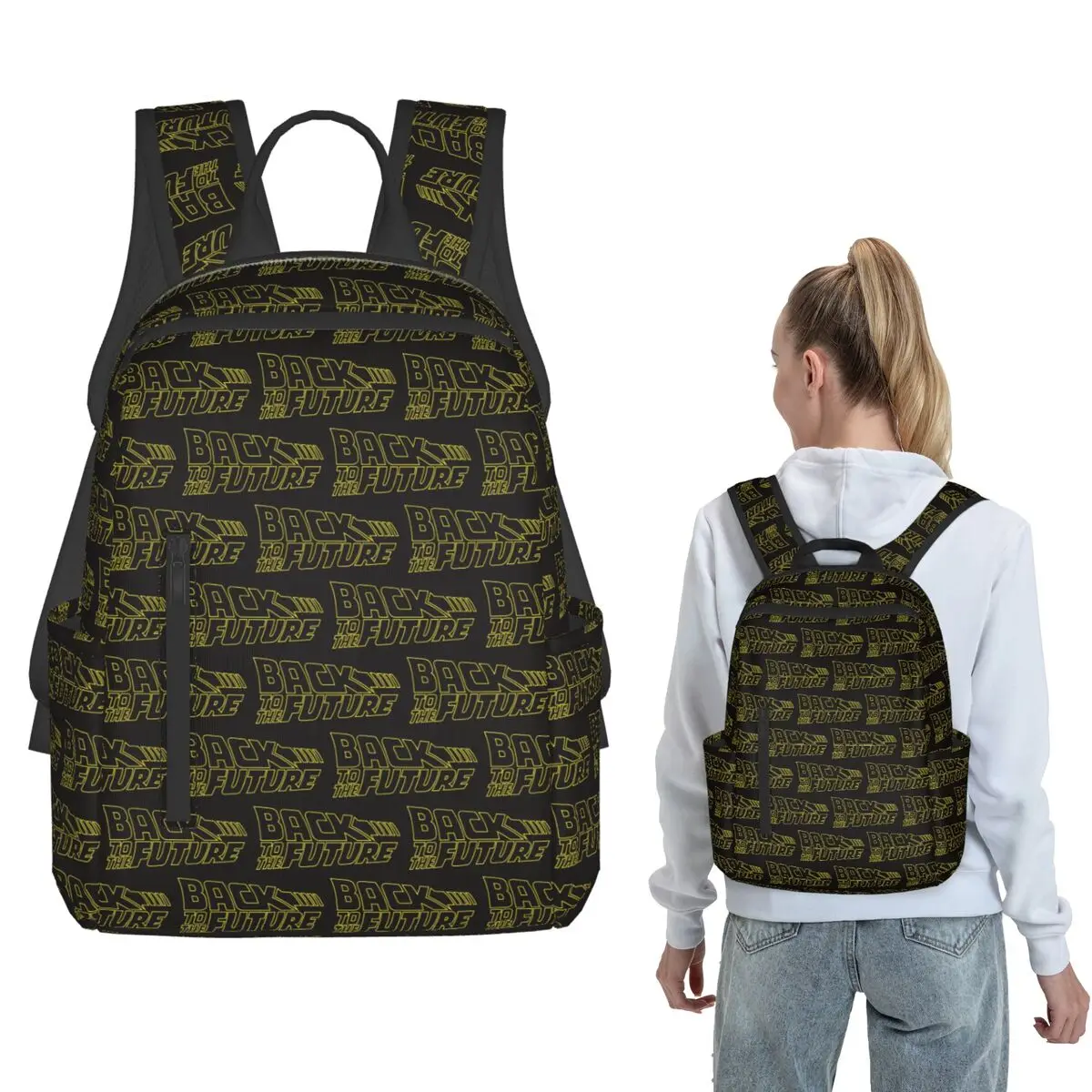 Back To The Future Logo Backpack Large Capacity Children BookBag School Bag Shoulder Bags for Men Women
Back To The Future Logo Backpack Large Capacity Children BookBag School Bag Shoulder Bags for Men Women
