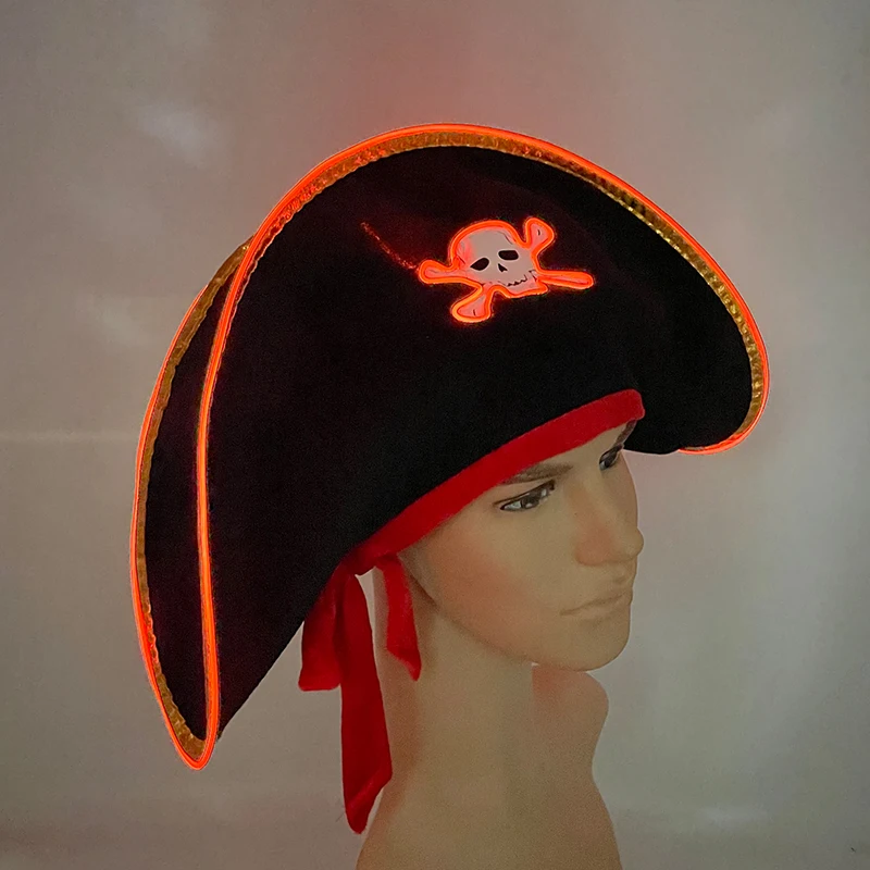 New Pirate hats holiday paty glow hat ship shaped hat men women decoration headgear hat
New Pirate hats holiday paty glow hat ship shaped hat men women decoration headgear hat